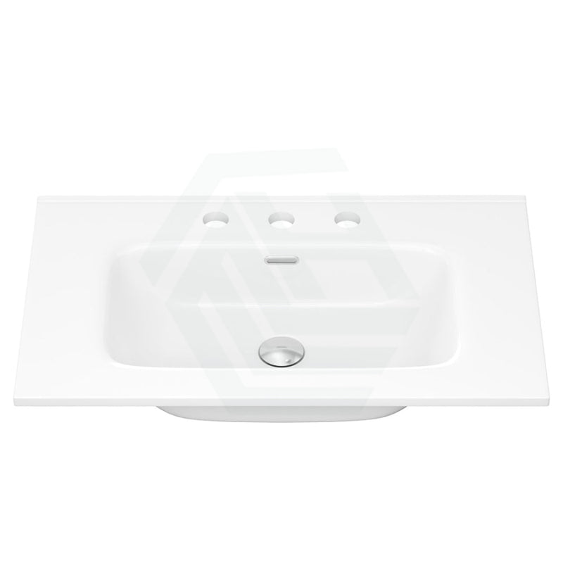 Fienza Joli 750Mm Ceramic Full Depth Basin-Top Gloss White 1 Or 3 Tap Holes Available Vanity Tops