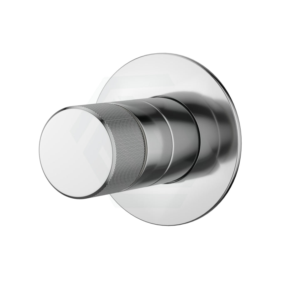 Kohler Components Polished Chrome Round Plate Shower/Bath Mixer Thin Trim Kit Only - Oyl Handle