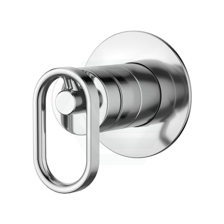 Kohler Components Polished Chrome Round Plate Shower/Bath Mixer Thin Trim Kit Only - Industrial