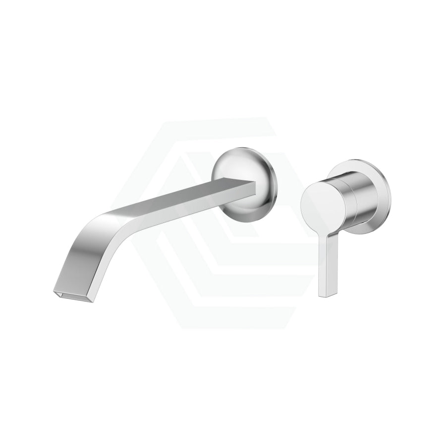 Kohler Components™ Chrome Square Wall Mounted Mixer With Spout Row Design Dress Kit Only