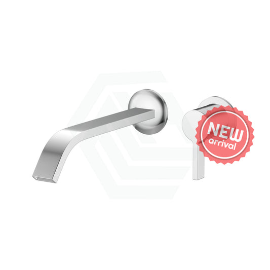 Kohler Components™ Chrome Square Wall Mounted Mixer With Spout Row Design Dress Kit Only