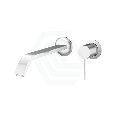 Kohler Components™ Polished Chrome Wall Mount Pin Lever Mixer With Ribbon Basin Spout Bath/Basin