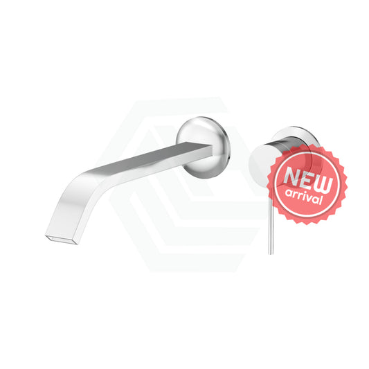 Kohler Components™ Polished Chrome Wall Mount Pin Lever Mixer With Ribbon Basin Spout Bath/Basin