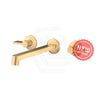 G#1(Gold) Kohler Components™ Brushed Brass Wall Mount Lever Handles With Row Basin Spout