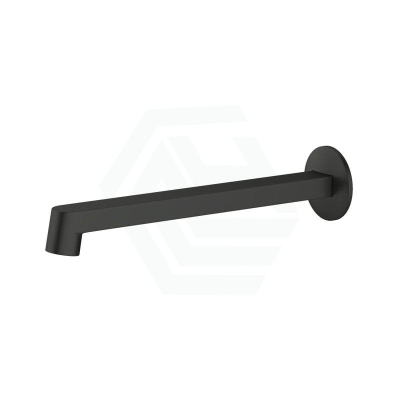 Kohler Components™ Matt Black Wall Mount Lever Handles With Row Basin Spout Bath/Basin Tap Sets