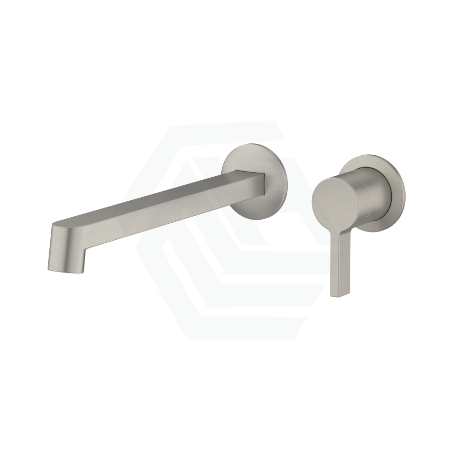 N#3(Nickel) Kohler Components™ Brushed Nickel Round Wall Mounted Mixer With Spout Row Design