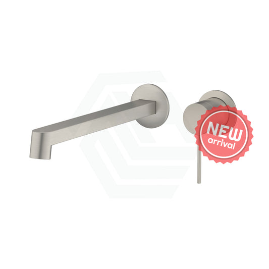 N#3(Nickel) Kohler Components™ Brushed Nickel Wall Mount Pin Lever Mixer With Row Basin Spout