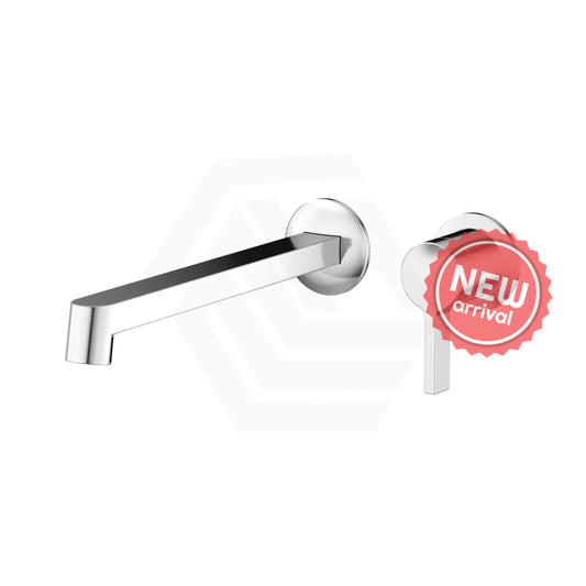 Kohler Components™ Chrome Round Wall Mounted Mixer With Spout Row Design Bath/Basin Tap Sets