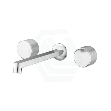 Kohler Components™ Polished Chrome Wall Mount Oyl Handles With Row Basin Spout Bath/Basin Tap Sets