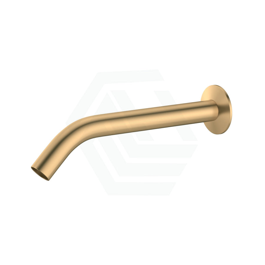 G#1(Gold) Kohler Components™ Brushed Gold Round Wall Mounted Mixer With Spout Tube Design