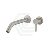 Kohler Components™ Chrome Round Wall Mounted Mixer With Spout Tube Design Bath/Basin Tap Sets