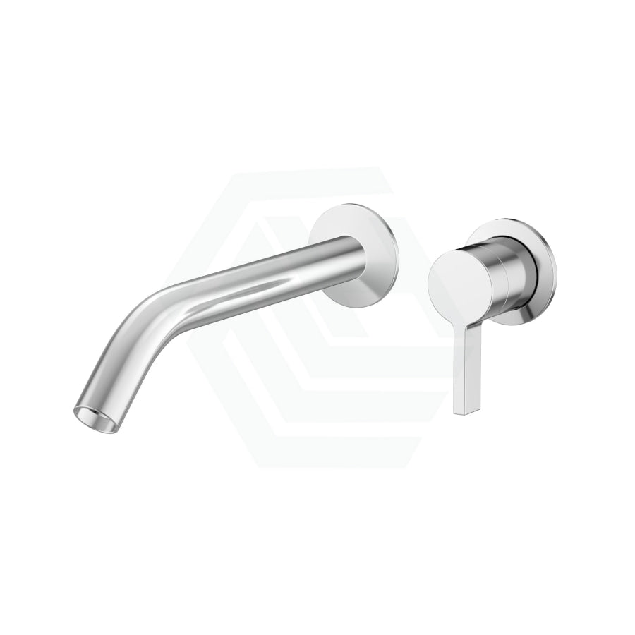 Kohler Components™ Chrome Round Wall Mounted Mixer With Spout Tube Design 246Mm Bath/Basin Tap Sets