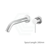 Kohler Polished Chrome Single Handle Inwall Basin/Bath Mixer Valve Only Trim Kit 6 With Body