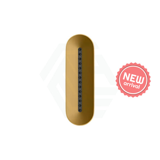 Kohler Statement™ Oval Vichy Brushed Brass Single Function Body Spray Vertical/Horizontal