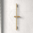 Kohler Statement 816/1016Mm Height Round Brushed Brass Slidebar Shower Rail Only