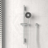 Kohler 816/1016Mm Height Chrome Round Three Function Hand Shower On Rail 1016Mm / With Handheld