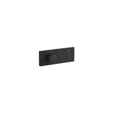 Kohler Matt Black ANTHEM Recessed Mechanical Thermostatic Control 2 Outlets Trim Plate