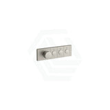 Kohler Brushed Nickel Anthem Recessed Mechanical Thermostatic Control 3 Outlets Trim Plate Only