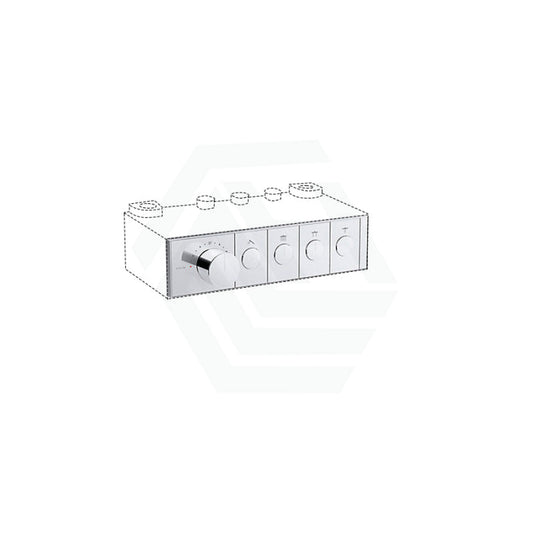 Kohler Chrome Anthem Recessed Mechanical Thermostatic Control 4 Outlets Trim Plate With Valve Wall