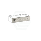 N#3(Nickel) Kohler Brushed Nickel Anthem Recessed Mechanical Thermostatic Control 5 Outlets Trim