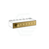 G#1(Gold) Kohler Moderne Brushed Brass Anthem Recessed Mechanical Thermostatic Control 6 Outlets