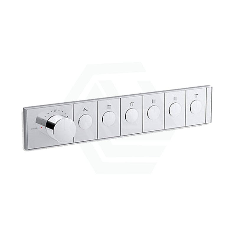 Kohler Chrome Anthem Recessed Mechanical Thermostatic Control 6 Outlets Trim Plate Only