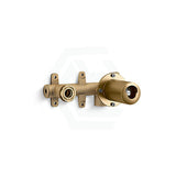 G#1(Gold) Kohler Components™ Brushed Brass Wall Mount Pin Lever Mixer With Row Basin Spout