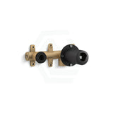 Kohler Components™ Matt Black Wall Mount Pin Lever Mixer With Row Basin Spout Bath/Basin Tap Sets