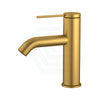 Kohler Components Brushed Brass Single Lever Basin Mixer Gold Short Mixers