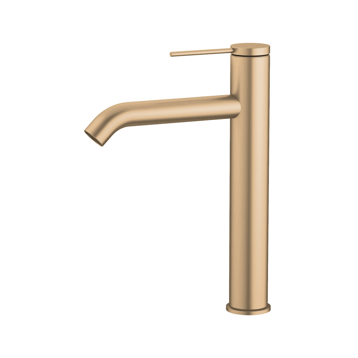 Kohler Components Brushed Brass Tall Single Lever Basin Mixer Gold Mixers