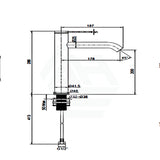 Kohler Components Chrome Tall Single Lever Basin Mixer Mixers