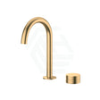 Kohler Components™ Brushed Brass Sink Tap Set With Tube Design Rocker Bath/Basin Sets