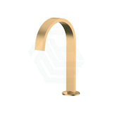 G#1(Gold) Kohler Components Moderne Brushed Brass Hob Mount Ribbon Basin Spout With Top Assembly