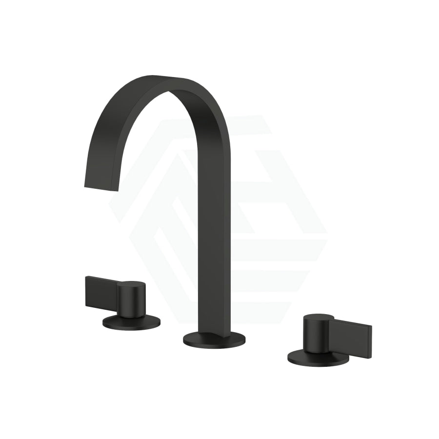 Kohler Components Matt Black Hob Mount Ribbon Basin Spout With Top Assembly Lever Handle Bath/Basin