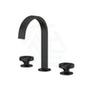 Kohler Components Matt Black Hob Mount Ribbon Basin Spout With Top Assembly Industrial Handle