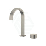 N#3(Nickel) Kohler Components Brushed Nickel Hob Mount Ribbon Basin Spout With Top Assembly Rocker