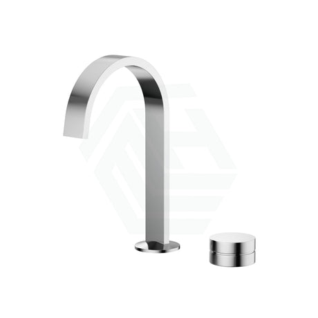 Kohler Components Polished Chrome Hob Mount Ribbon Basin Spout With Top Assembly Rocker Handle