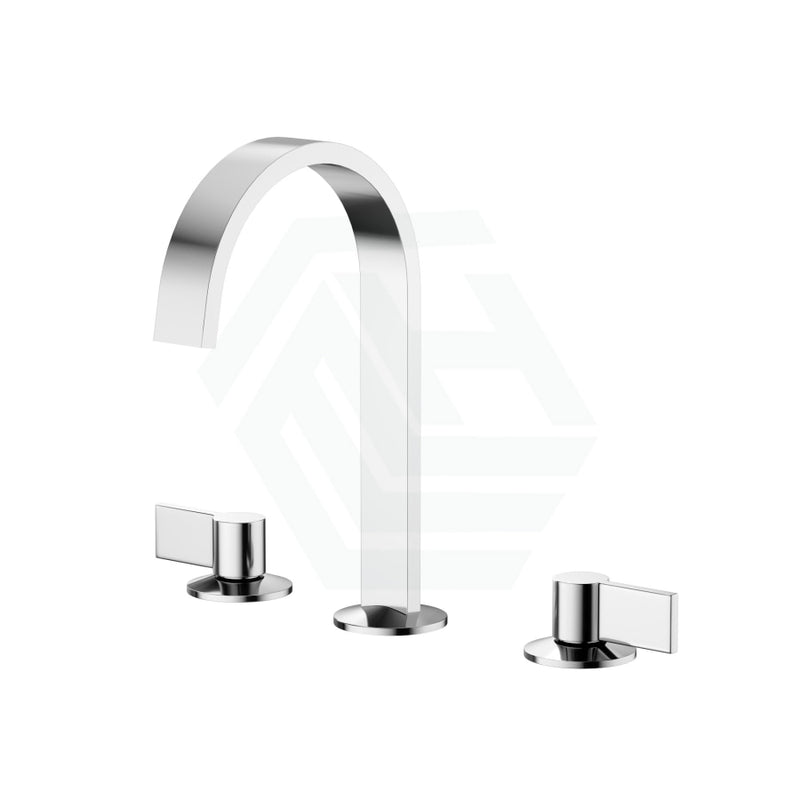 Kohler Components Polished Chrome Hob Mount Ribbon Basin Spout With Top Assembly Lever Handle