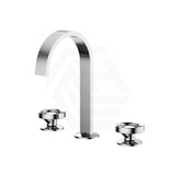 Kohler Components Polished Chrome Hob Mount Ribbon Basin Spout With Top Assembly Industrial Handle