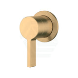 G#1(Gold) Kohler Components™ Brushed Gold Round Wall Mounted Mixer With Spout Row Design