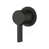 Kohler Components™ Matt Black Round Wall Mounted Mixer With Spout Row Design Bath/Basin Tap Sets