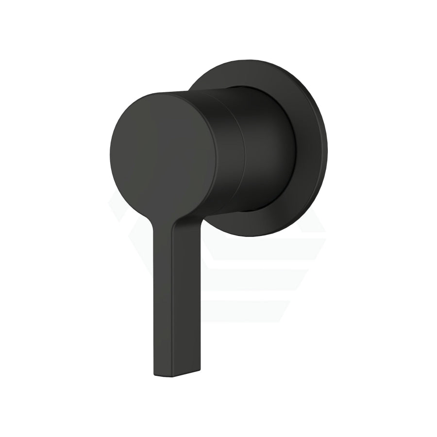 Kohler Components™ Matt Black Round Wall Mounted Mixer With Spout Ribbon Design Bath/Basin Tap Sets