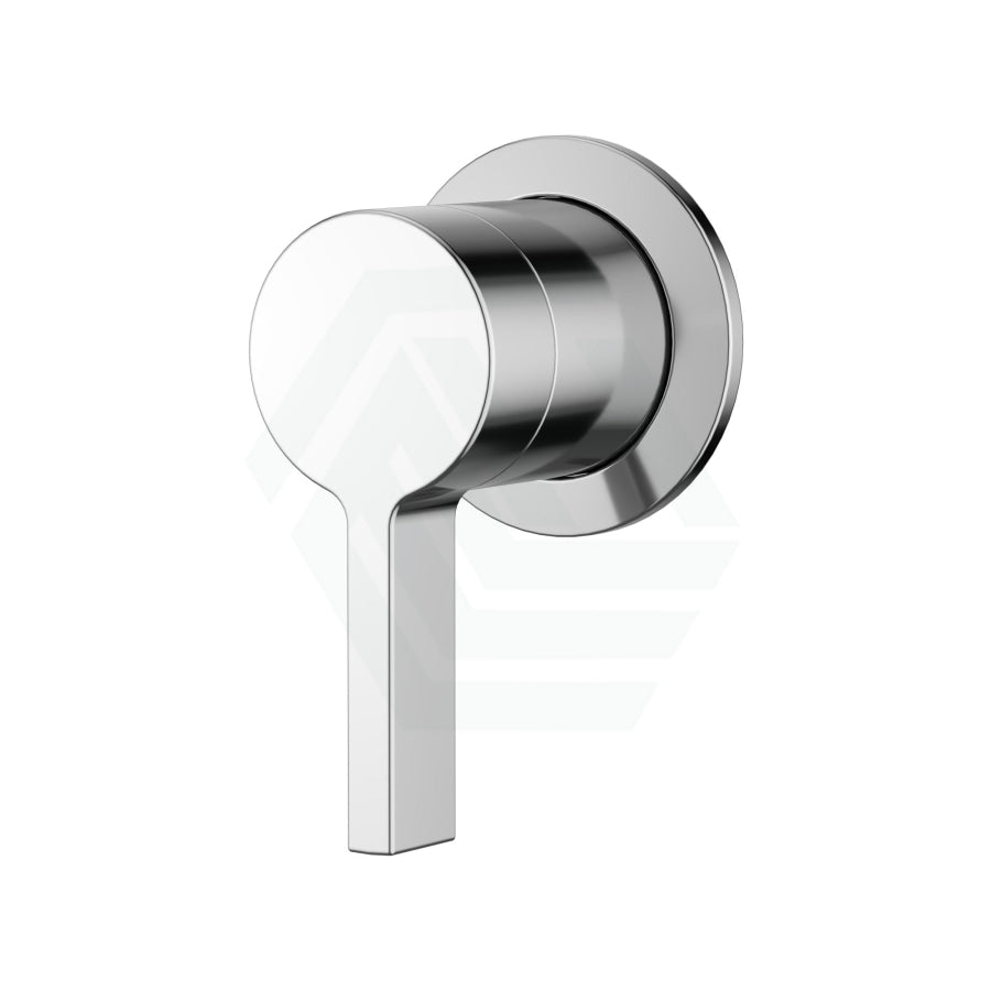 Kohler Components Chrome Round Plate Wall Mount Lever Trim Kit Only - Single Handle Mixer Dress