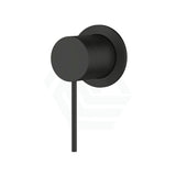 Kohler Components™ Matt Black Wall Mount Pin Lever Mixer With Ribbon Basin Spout Bath/Basin Tap Sets