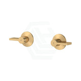 G#1(Gold) Kohler Components™ Brushed Brass Wall Mount Lever Handles With Tube Basin Spout