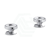 Kohler Components™ Polished Chrome Sink Tap Set With Tube Design Bath/Basin Sets