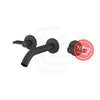 Kohler Components™ Matt Black Wall Mount Lever Handles With Tube Basin Spout Bath/Basin Tap Sets