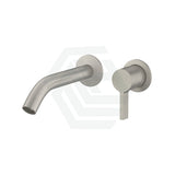 Kohler Components™ Chrome Round Wall Mounted Mixer With Spout Tube Design Bath/Basin Tap Sets