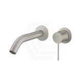 Kohler Components™ Brushed Nickel Wall Mount Pin Lever Mixer With Tube Basin Spout Bath/Basin Tap