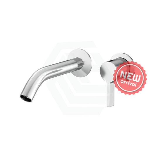 Kohler Components™ Chrome Round Wall Mounted Mixer With Spout Tube Design 246Mm Bath/Basin Tap Sets